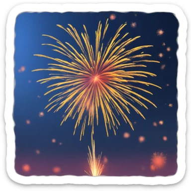 Fireworks sticker