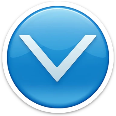 Create a instagram verified blue tick sticker