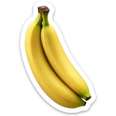 A phone made out of a banana sticker