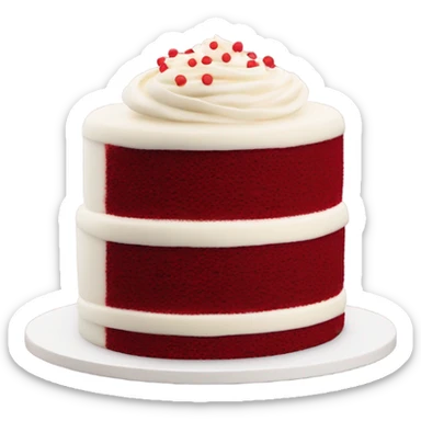 Red velvet cale sticker