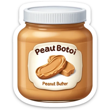 Beurre de cacahuète  sticker