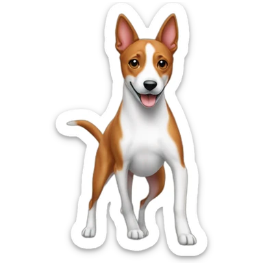 dancing basenji sticker