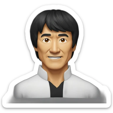 Jackie chan bruce lee sticker