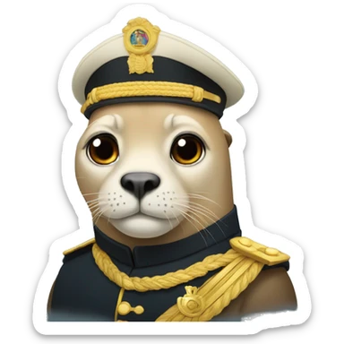 sea lion dictator sticker