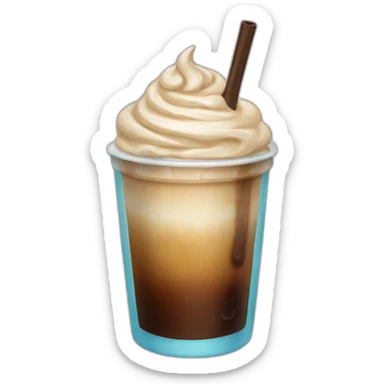 Icedcoffee and bow  sticker