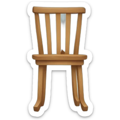 broken chair sticker