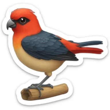 Agaporni pajaro sticker