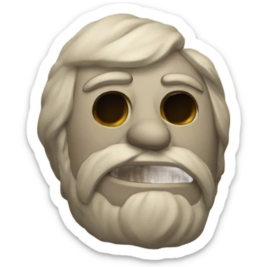 Stoned emoji sticker