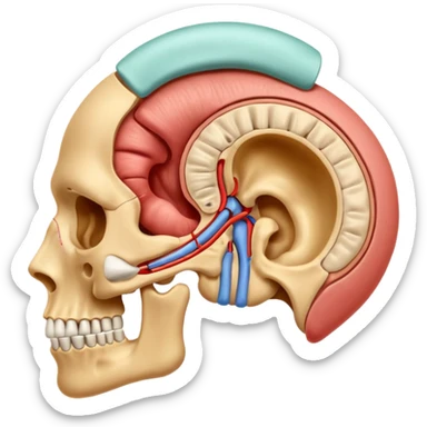 ear anatomy sticker