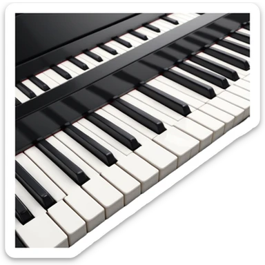 Teclado música básico sticker