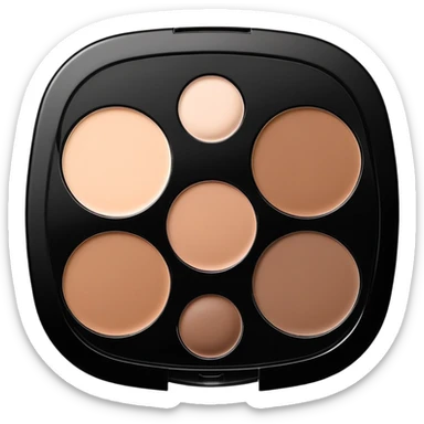 NYX Professional Makeup 3 Steps to Sculpt Face Sculpting Palette(sculpture,highlighter,powder)  sticker
