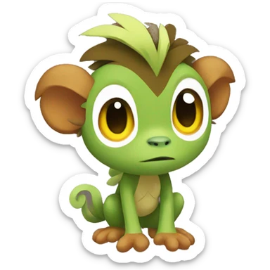 Grookey pokemon sticker