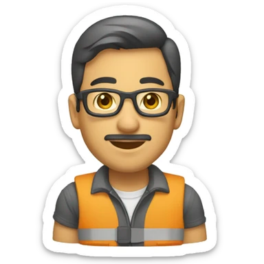 desarrollador alegre sticker