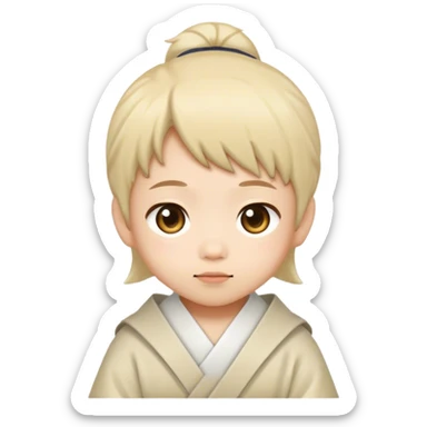 a cute small bean from japan thats a baddie sticker