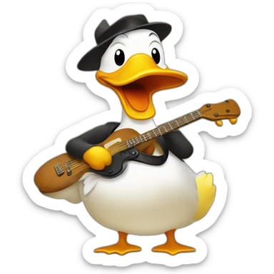 duck jamming sticker