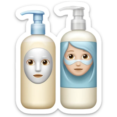 Shampoo, conditioner, mask sticker