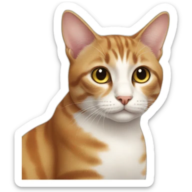 Cat cat sticker