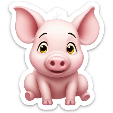 piglet from winnie the pooh sticker