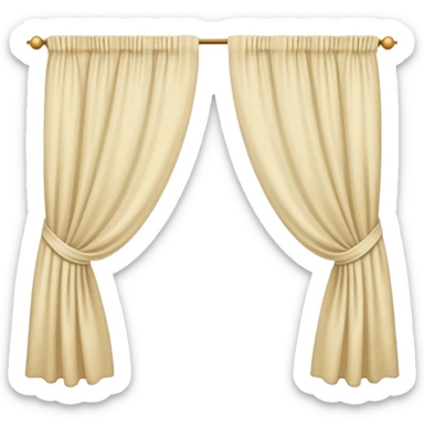 curtains sticker