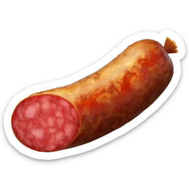 Emoji de longaniza entera sticker