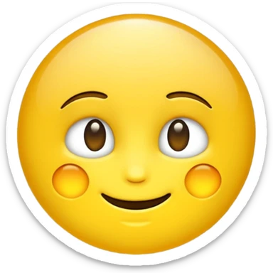 brilho amarelo sticker