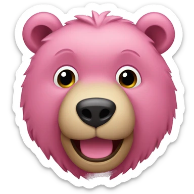 Urso Rosa sticker