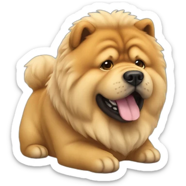 chow chow geek sticker