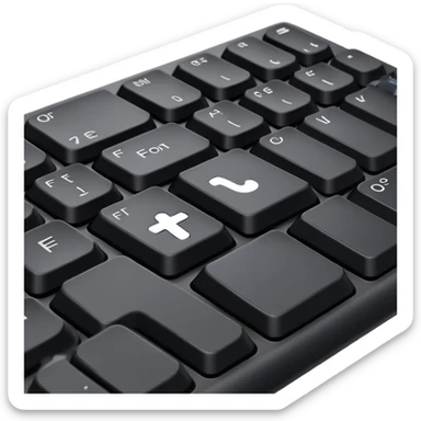 keyboard key “F” sticker