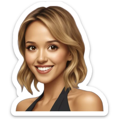Jessica alba sticker