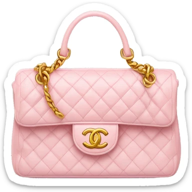 Light pink Chanel bag sticker