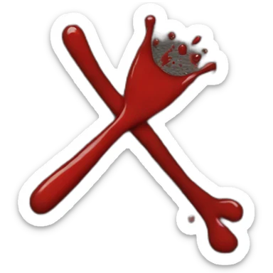 The Boy's word is blood on the asphalt - Coat sticker