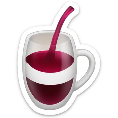cup of wine sticker