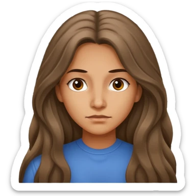 Long haired Woman on a mug shot sticker