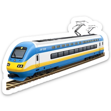 Passenger Train - New Intercity Fleet (Mariyung) (Model Year: 2023) (Iconic Colour: Blue and yellow) sticker