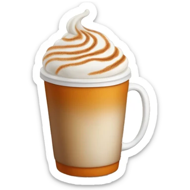 pumpkin spice latte sticker