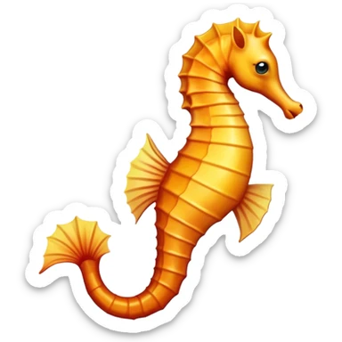 Морской конек sticker