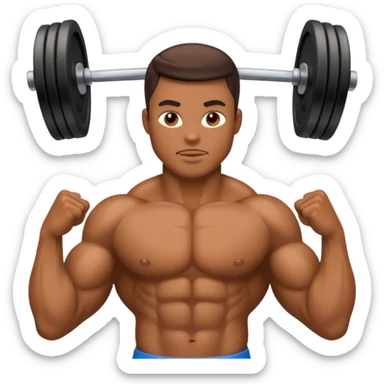 muscle sticker