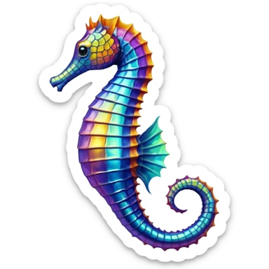Seahorse - чтобы выглядил как настоящий sticker