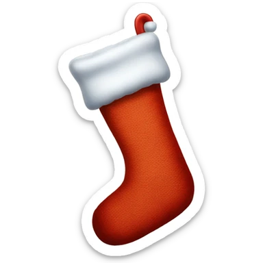 Christmas stocking sticker
