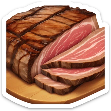 smoked brisket sticker