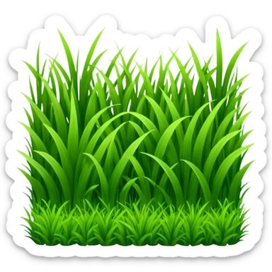 Grass field sticker