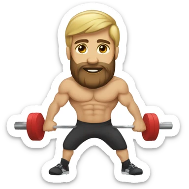 Levantando una quepler de crossfit sticker