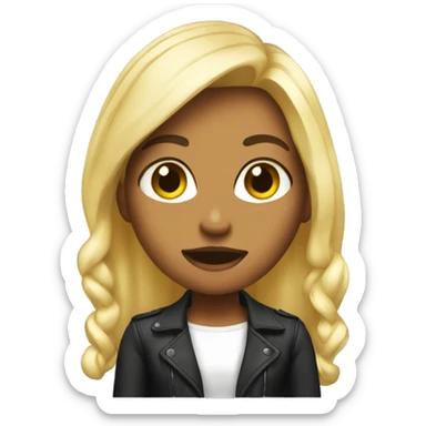 I am a blonde baddie sticker