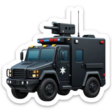 Need a SWAT truck emoji that I can copy and paste sticker