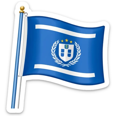 Tishk International University flag sticker