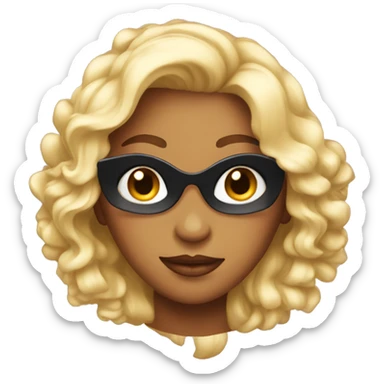 Glamour heart sticker