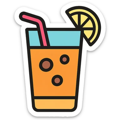A drink sticker