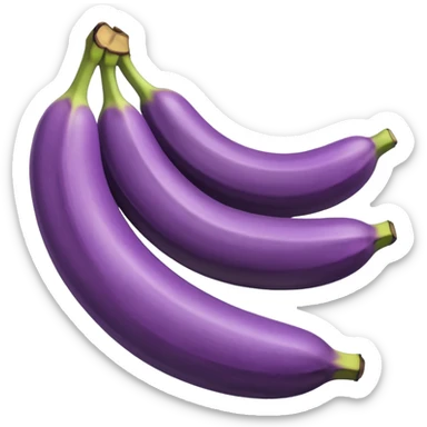 purple bananas sticker