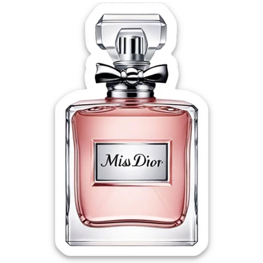 Miss dior perfume sticker