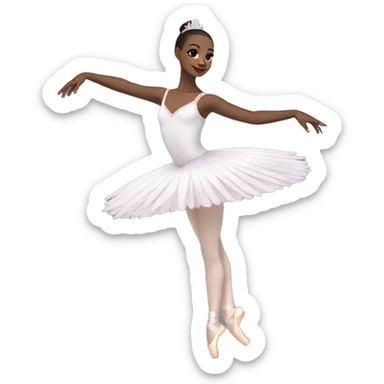 Ballet black swan  sticker